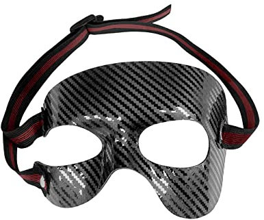 kowaku Sport-Gesichtsmasken Gesichtsschutz Basketballmaske Nasenschutz Gesichtsschutz für Basketball, Fußball, Fußball, Stil A 17X11CM
