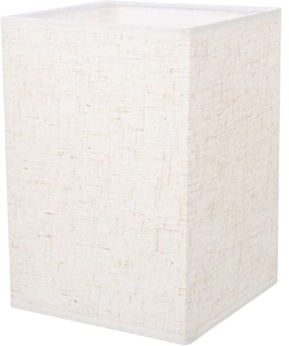 Kichvoe Pantalla Cuadrada Lámpara De Mesa Pantalla De Tela Pantalla De Lámpara Cubierta De Pantalla De Luz De Piso Pantalla De Lino Desmontable-5. 5 * 7. 8 Pulgadas