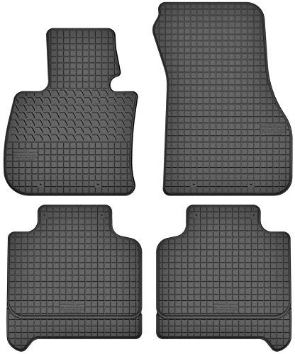 Maßgefertigte Auto Gummimatten, kompatibel mit BMW X1 F48 von 2015 bis Jetzt - 4 teilige Gummifußmatten Set, Geruchlos & Abriebfest, Hochwertige Fußmatte Auto Accessoires