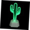 UKCOCO 3st Kaktus-partydekorationen Nachtlicht Spiegelleuchten Lichtzeichen in Kaktusform Kaktus Licht Kaktus Lampe Kaktus- Tunnellampe Neonlicht Batterie Weiß Tunnellicht Mädchen