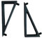 Wandhalterung für Makita Ladegerät DC18RC (schwarz, Kunststoff) - Universal Halterung für Akku Ladegerät - Wand Halter