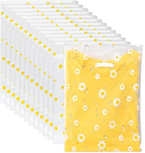 HEKOBAG 30 Pcs Reusable Ziplock Bags, 40x30cm Zip-lock Bags for Clothes, Large Plastic Hospital Bags Frosted Waterproof Ziplock Bags Multifunctional Luggage Storage Pouch for Clothes,Shoes,Cosmetics