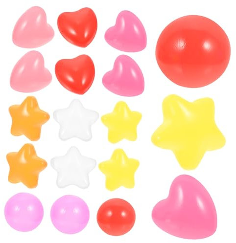 KOMBIUDA 100st Meeresball Mond Zelt Für Kinder Spielhausball Haustier Jagen Zelt Ozeanball Haustier-jagdball Spielhauskugel Masse Schwimmbad Grube Plastik Kleinkind Berühmtheit