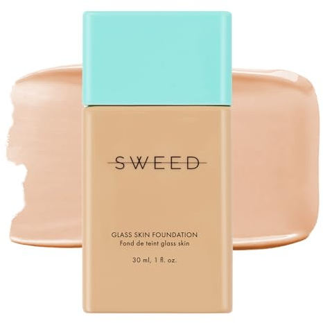 SWEED - Glass Skin Foundation | Vegan, Cruelty Free, Clean Beauty (05) Light N (30 ml)