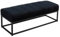 FineBuy Sitzbank Samt 108x40x40 cm Flur Polsterbank mit Metallgestell, Design Bettbank Schlafzimmer Gesteppt, Flurbank Garderobenbank Modern