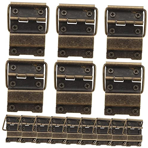 Yardenfun Retro-stil 30 Stück Holzscharniere Für Schmuckkästchen Metallkettenscharnier