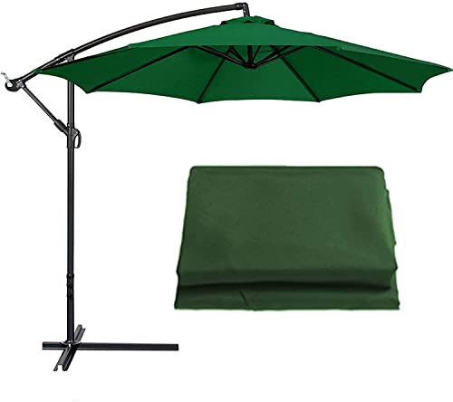Ersatzdach für Terrassenschirm, wasserdicht, für 6-armige Sonnenschirme, Grün, 2,7 M6 Rippen