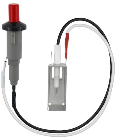 Aifeier ET 1 Pack Piezo Ignitor Assembly Kit, 7510 BBQ Ignitor Replacement Parts Push Button Ignitor for We-BER Sp-irit Ge-nesis, Gold and Plati-num Gasgrills (Grau)