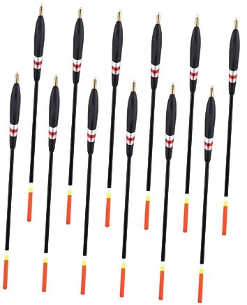 Toddmomy Complete 12pcs Fishing Floats Coarse Sets Buoy Carp Fishing Tackle Lure