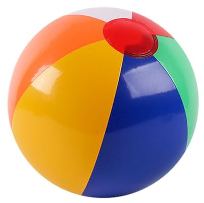 Acunny Palline gonfiabili, palloni da spiaggia, beach ball in colori arcobaleno, per attività estive, colorate da spiaggia, gonfiabili, piccola piscina, giocattolo per la Pasqua