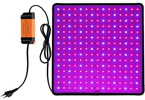 BAODBF 45W LED Pflanzenlampe,225 LED Grow Lampe Vollspektrum,Grow Light,Wachstumslampen für Pflanzen,LED Pflanzenlampe Dimmbar für Zimmerpflanzen,Gemüse,Blume,Aussaat (B)