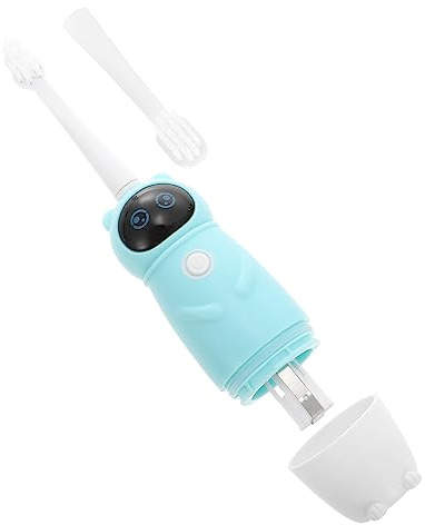 Automatische Kinderzahnbürste mit Cartoon Design, 22000/min, 1 Satz | PP Ausführung, Ipx7, Aaa Batterie, 90 Tage Laufzeit, für Reisen und Tägliche Pflege