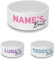 Personalised Ceramic Cat Bowl - Large White Pet Food Dish with Name's Bowl Design - Custom Name Cat Bowl 15cm Wide x 6cm Deep - Ideal for Medium to Large Cats