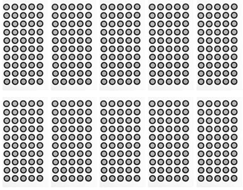1000 Stück 3D-Scan-Marker, 6 Mm Innendurchmesser, 10 Mm Außendurchmesser, Referenzpunkt, Diffuse Reflexionsmarkierungen, 3D Genaue Tracking-Punkte Für Präzise Optische Verfolgung