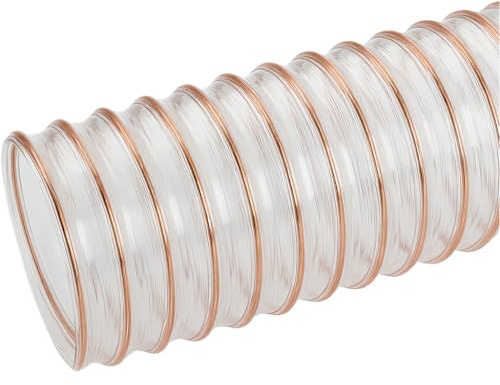 Fittingstore - METERWARE - Schwerer Saug-Druck PU-Spiralschlauch - Vakuumschlauch Förderschlauch Absaugschlauch - schwer entflammbar, DIN 4102 B1 (Standard, 100 mm (Innendurchmesser))