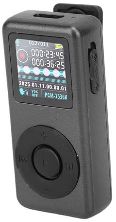 VBESTLIFE Lecteur Mp3 avec Clip, Lecteur Mp3 Polyvalent avec Lecteur de Livre E, Réduction du Bruit, Enregistreur Vocal AI pour Le Cyclisme d'escalade de Course Sport (32GB)