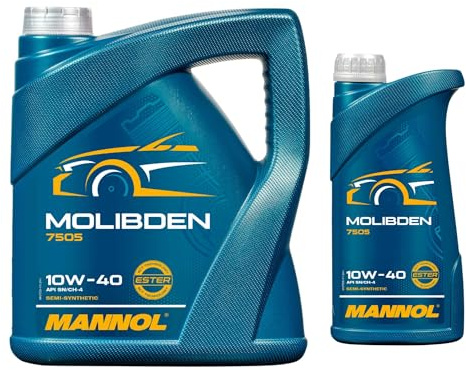 5 Liter Original MANNOL Motoröl Molibden Benzin 10W-40 API SL/CF Engine Oil Öl