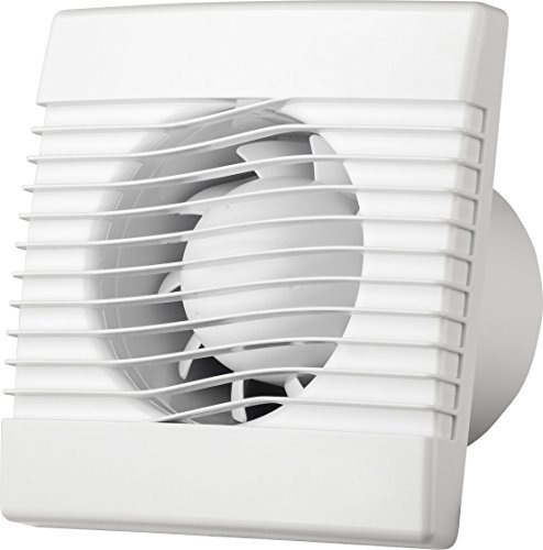 MKK 10 cm Ø 100 mm Badlüfter mit Timer / Zeitschalter Wandlüfter WC Küche Wohn-Lüfter Ventilator
