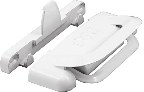 Prime-Line F 2686 Schiebefensterriegel, 9,1 cm, Lochmitte, passend für vertikale Schiebefenster von International Window Corporation (IWC), Zinkdruckguss, Weiß, Einzelpackung