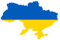 Auto Aufkleber, Car Sticker Україна Ukraine, Ukraina, Ukrania. Konturgeschnitten. (ca. 11x10 cm)