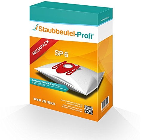 20 Staubsaugerbeutel geeignet für Siemens VS06B2410, VS06B112A von Staubbeutel-Profi® kompatibel mit Swirl S62 / S67 / S68 / S73 / Y94