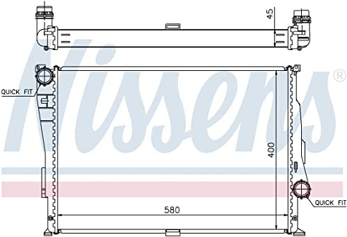 NISSENS Kühler, Motorkühlung 60806