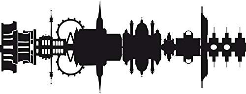 44spaces Postkarte mit schwarzer WIEN - Silhouette - CITY SKYLINE POSTCARDS