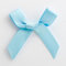 Mini Satinschleife 3cm aus 6mm Band (100 Stück) - Hellblau
