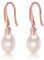 Pearl Earrings Drop Freshwater Rose Gold Earrings Women For Women 925 Sterling Silver Hypoallergenic