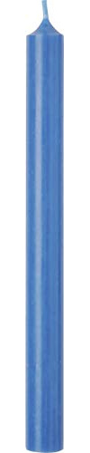 IHR Zylinderkerze, 25 cm, einfarbig, Hellblau