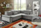Stella Trading WAYNE Ecksofa mit Schlaffunktion, Stoffbezug Schlamm - Ausziehbare Eckcouch mit Bettkasten & verstellbaren Arm- und Kopfteilen - 276 x 81(104) x 240 cm (B/H/T)