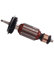 MQEIANG 220V/240V GWS 6 7 750 8 14 20 22 angle grinder Armature Rotor Anchor replacement For BOSCH angle grinding spare parts (Color : GWS 6)