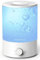 MegaWise - Humidificadores de niebla fría para recámara, vaporizador de aire ultrasónico de 24 dB con filtro de agua para bebé [material PP], luz nocturna colorida, difusor de aceite esencial de 1