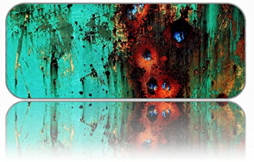 YENDOSTEEN Extended Gaming Mouse Pad Large Size,Rust Texture Surface Comfortable Mouse Mat for Gaming and Office