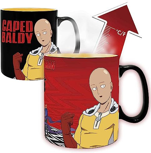 ABYSTYLE - ONE PUNCH MAN Mug Thermo-réactif Saitama & Garoh
