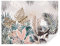 Carta da parati jungle, tropicali, fotomurali premium 260x180 cm, stile 3D giungla, tropici, palme, foglie, alberi, carta da parati 3d per camera letto, soggiorno, u30460