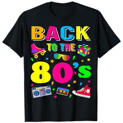 80er Jahre Retro Motto I Love 80's T-Shirt