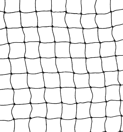 Kerbl Universalschutznetz für Geflügel | Schwarz, 5 × 5 m, Polyethylen, Maschenweite 30 × 30 mm, UV- und wetterbeständig für den Außenbereich