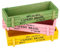 Xnferty 3 Piezas de Macetas de Madera, Macetas Suculentas de Madera, Macetas Rectangulares de Madera, Cactus, Bonsái, Micropaisaje, Macetas de Flores, Macetas de Madera Rústicas, Decoración de Macetas