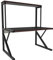 Drumm Étagère de Cuisine,Étagère de Rangement,Organisateur de Cuisine sur Pieds pour Micro-Ondes Étagère métallique en Bois et Acier, avec 3 tablettes,Noir
