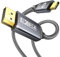 WARRKY 8K@60Hz USB C auf DisplayPort Kabel 1,8M [Vergoldet, Aluminium, DP1.4] 4K@240Hz, 2K@240Hz, Thunderbolt 3/4 zu DisplayPort, Kompatibel mit MacBook Pro/Air, iPad Pro, Mac Mini, iPhone 15 Serie