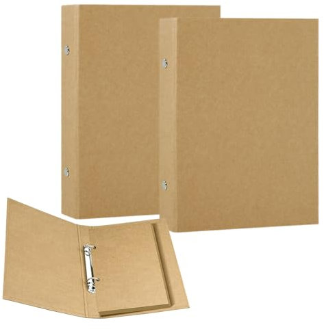 Dzmuero Binder A5 2 Ringe, Ringbuch A5, Ordner A5, Ringbuch A5 Nachfüllbar, 2 Stück, (AM01846112ZD)