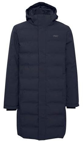 NORTH BEND NBMarko Herren Steppmantel wasserdicht winddicht atmungsaktiv Herrenjacke mit Wassersäule 5000mm W-PRO Wetterschutzsystem, Größe:M, Farbe:Navy Blazer (2048)