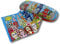 Brillenetui Hardcase mit Stoffbezug und Reinigungstuch aus Mikrofaser - FridolinEdition - Motiv: Summer in the City - Künstler: James Rizzi
