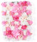 Akuoyiexemye 8/12/15/20-Stücke Künstliche Blumenwand Panel 60×40cm, DIY Seidenblumen Kunstblumen Rose+ Hortensie+ Dahlie für Hochzeit Dekor Party Hintergrund (12)