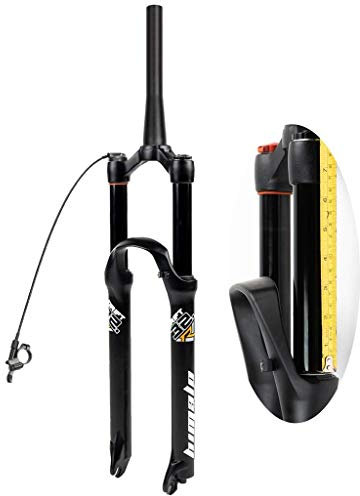 PPGE Home Fahrrad Luftfederung Vorderradgabeln 26/27,5/29 Zoll MTB Gabel, Reise 160mm für XC Offroad, Mountainbike, Downhill Cycling