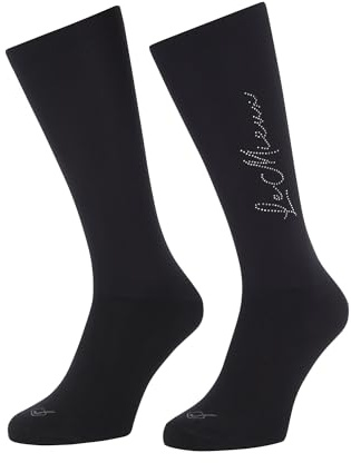 LeMieux Sparkle Wettkampfsocken, Schwarz, Schwarz , 38