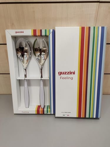 Guzzini -POSATE INSALATA 'FEELING'Bianco