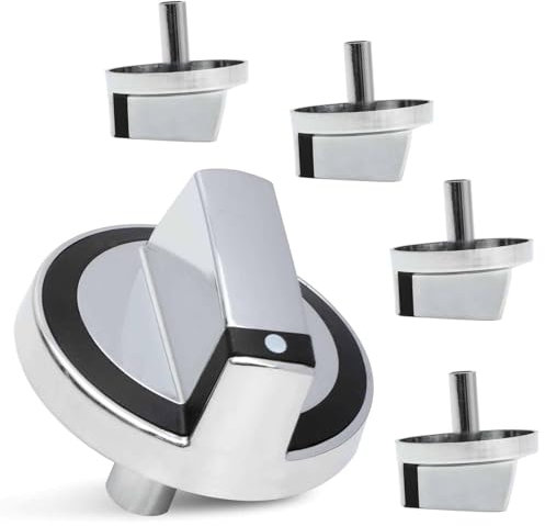 Control Knob Replacement for Whirlpool Range Oven Burner W10284885, 5pcs