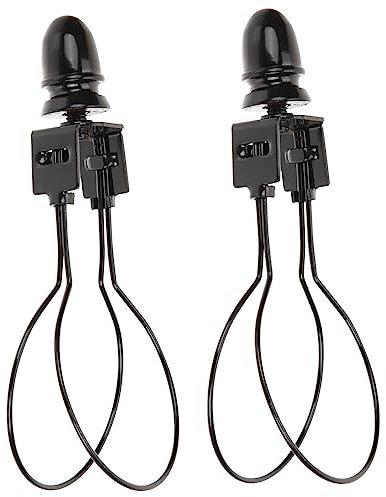 Gadpiparty 2stücke Lampenschirmadapter Aus Metall Zum Anklemmen Diy-beleuchtungszubehör Glühbirnenclips Für Tischlampen Und Stehlampen Installieren Und Langlebig